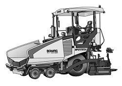 Каталог запчастей для колесного асфальтоукладчика Bomag BF 300 P, S340-G