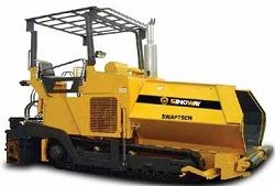 Ремонт гусеничного асфальтоукладчика Sinoway SWAP75CH