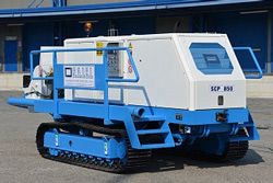 Ремонт стационарного бетононасоса Saici SCP 850