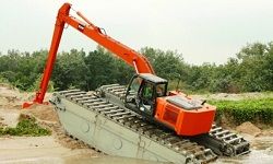 Ремонт экскаватора-амфибии AmphiMaster AM200