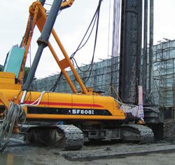 Ремонт сваебоя (сваебойная установка) Sany SF808 I