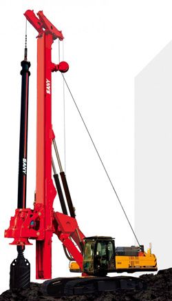Ремонт бурового станка для свай Sany SR280LH
