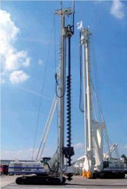 Ремонт бурового станка для свай Soilmec SF-70