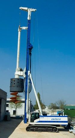 Ремонт бурового станка для свай Enteco E25HD
