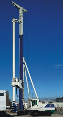 Ремонт бурового станка для свай Enteco E25SD