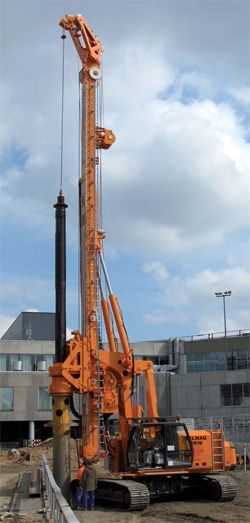 Ремонт бурового станка для свай Delmag RH 18 Ремонт бурового станка для свай Delmag RH 18