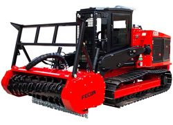 Ремонт лесного мульчера (измельчитель пней) Fecon FTX128-L