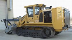 Ремонт лесного мульчера (измельчитель пней) Tigercat 480