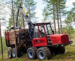 Ремонт форвардера Komatsu 865