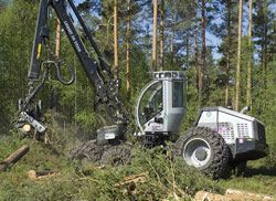 Ремонт харвестера (лесозаготовительный комплекс) Logset 5HP GT