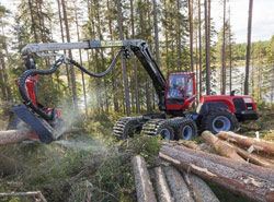Ремонт харвестера (лесозаготовительный комплекс) Komatsu 951