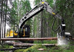 Ремонт харвестера (лесозаготовительный комплекс) Volvo EC210BF