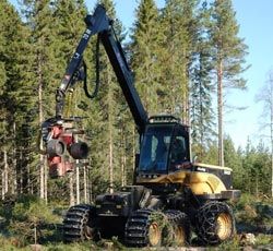 Ремонт харвестера (лесозаготовительный комплекс) EcoLog 590D