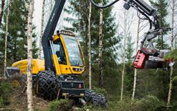 Ремонт харвестера (лесозаготовительный комплекс) EcoLog 550E