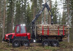 Ремонт форвардера Komatsu 855