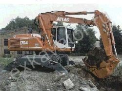 Ремонт колесного экскаватора Atlas 1704