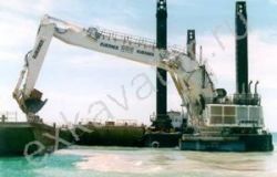 Ремонт экскаватора-амфибии Liebherr P 996 Litronic