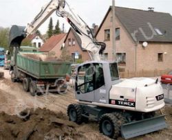 Ремонт колесного экскаватора Atlas-Terex TW 150