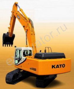 Запчасти для гусеничного экскаватора KATO HD 1430 III-LC