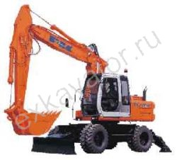 Каталог запчастей для колесного экскаватора Fiat-Kobelco EX 165W