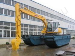 Ремонт экскаватора-амфибии ZHENYU ZYSL 240