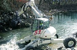Ремонт нестандартного экскаватора Terex-Shaeff S2