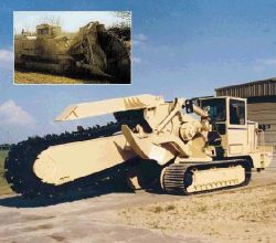 Ремонт траншеекопателя (траншейные экскаваторы и машины) Tesmec TRS 1100
