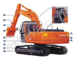 Ремонт гусеничного экскаватора Hitachi ZX240H