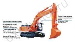 Запчасти для гусеничного экскаватора Hitachi ZX450