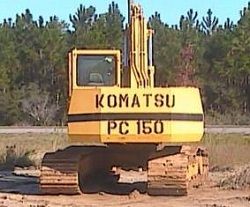 Запчасти для гусеничного экскаватора Komatsu PC150