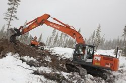 Запчасти для гусеничного экскаватора Hitachi ZX210LC-3