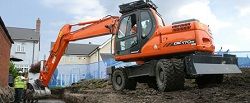 Ремонт колесного экскаватора Doosan DX170W