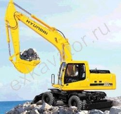 Запчасти для колесного экскаватора Hyundai R200W-7