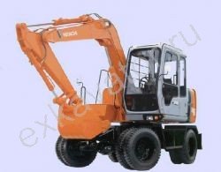 Ремонт колесного экскаватора Hitachi EX60WD-2