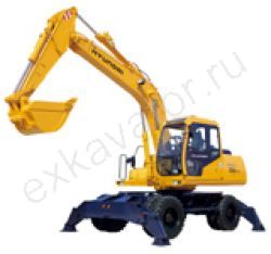 Запчасти для колесного экскаватора Hyundai R55W-7