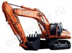 Запчасти для гусеничного экскаватора Doosan DX480LC