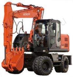 Ремонт колесного экскаватора Hitachi ZX140W-3