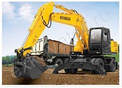 Запчасти для колесного экскаватора Hyundai R200W-7A