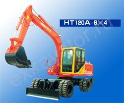 Ремонт колесного экскаватора Hengte HTL120A-6X4