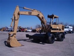 Ремонт колесного экскаватора Caterpillar 206