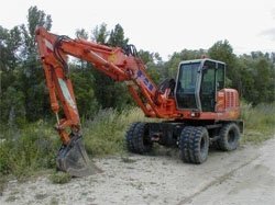 Запчасти для колесного экскаватора Hitachi FH120WT