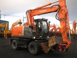 Запчасти для колесного экскаватора Hitachi ZX140W