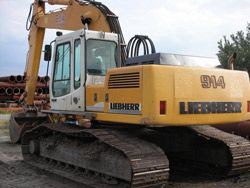 Запчасти для гусеничного экскаватора Liebherr R 914 B Litronic