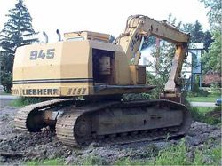 Запчасти для гусеничного экскаватора Liebherr R 945