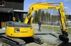 Запчасти для гусеничного экскаватора Komatsu PC78US