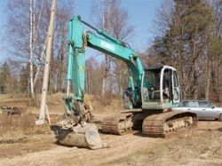 Запчасти для гусеничного экскаватора Kobelco 135SRL