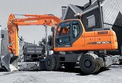 Ремонт колесного экскаватора Doosan DX190W