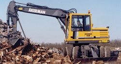 Запчасти для колесного экскаватора Akerman H5M