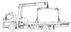 Запчасти для ЧАЙКА-СЕРВИС 4784NL на шасси Mitsubishi Fuso FE85D