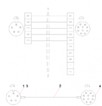 SANY A241900000447 Консольный кабель
